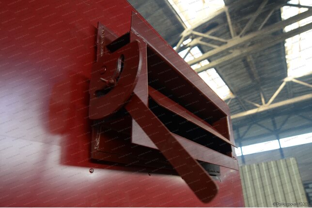 Шибер газохода к котлу 0.9 с ОУР