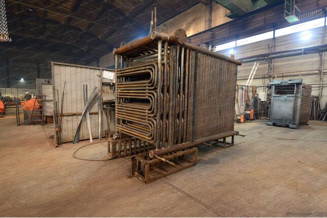 Промышленный котел 600 кВт уголь дрова - изготовление