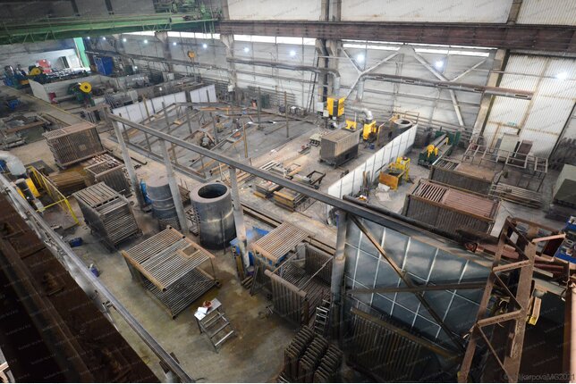 Газовый котел 0.4 МВт производство