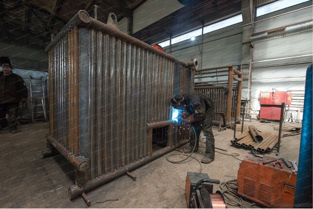 Промышленный котел КВм 2.5 МВт - изготовление